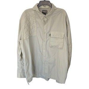 Guide Series Mens Button Down Shirt Size XL Fishing Hunting Outdoor Vented Nylon